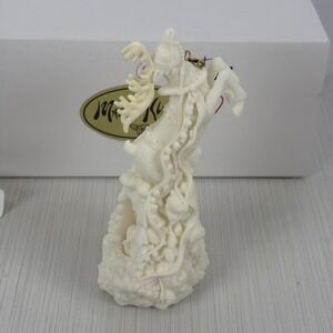 Mark Klaus RARE Christmas Diorama Reindeer Tree Ornament Table Top Decoration